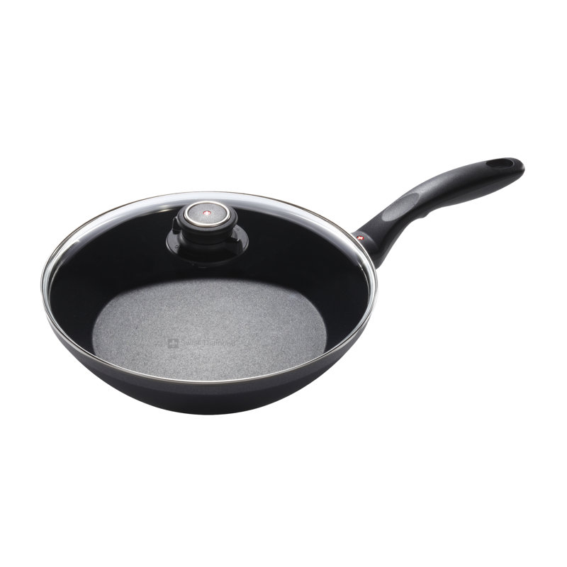 Swiss Diamond 10.25" Nonstick Aluminum Stir Fry Pan with Lid