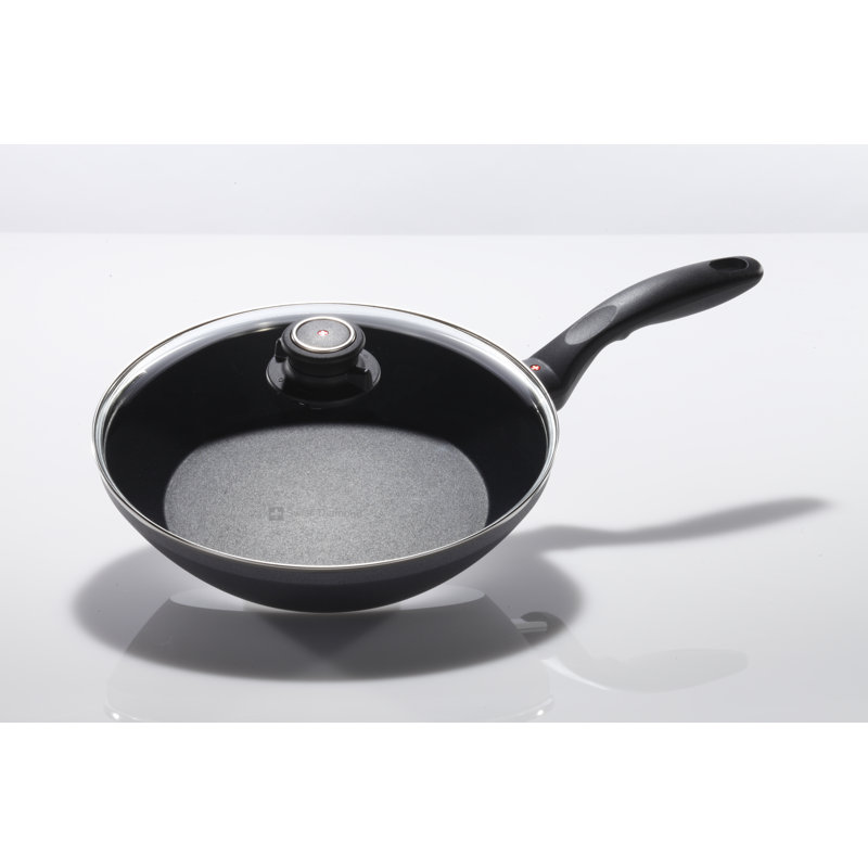 Swiss Diamond 10.25" Nonstick Aluminum Stir Fry Pan with Lid