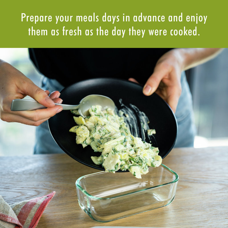 Clear Glass Airtight Meal Prep Storage Container