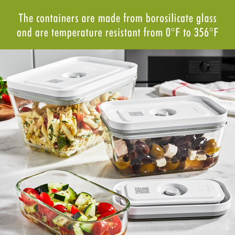 Clear Glass Airtight Meal Prep Storage Container