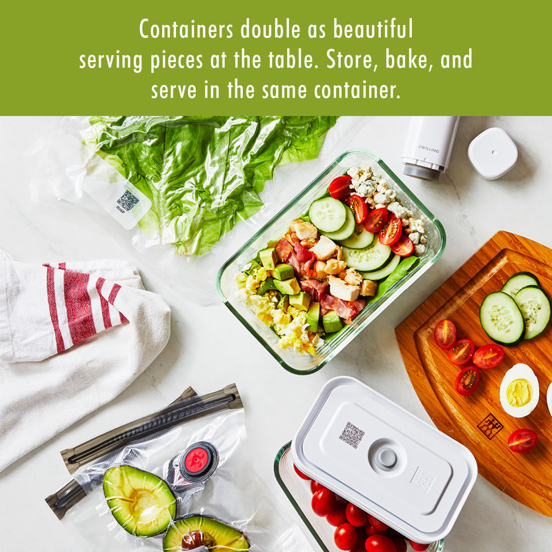 Clear Glass Airtight Meal Prep Storage Container