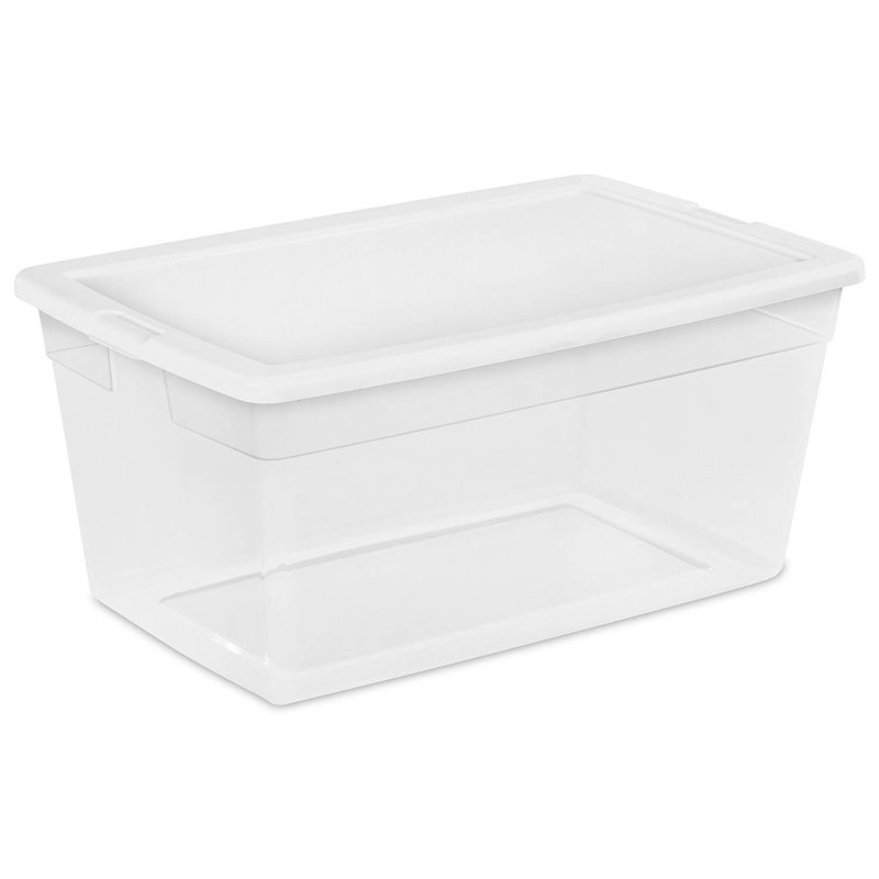 ClearView 41-Quart Kids' Underbed Plastic Storage Box with Lid, 12-Pack