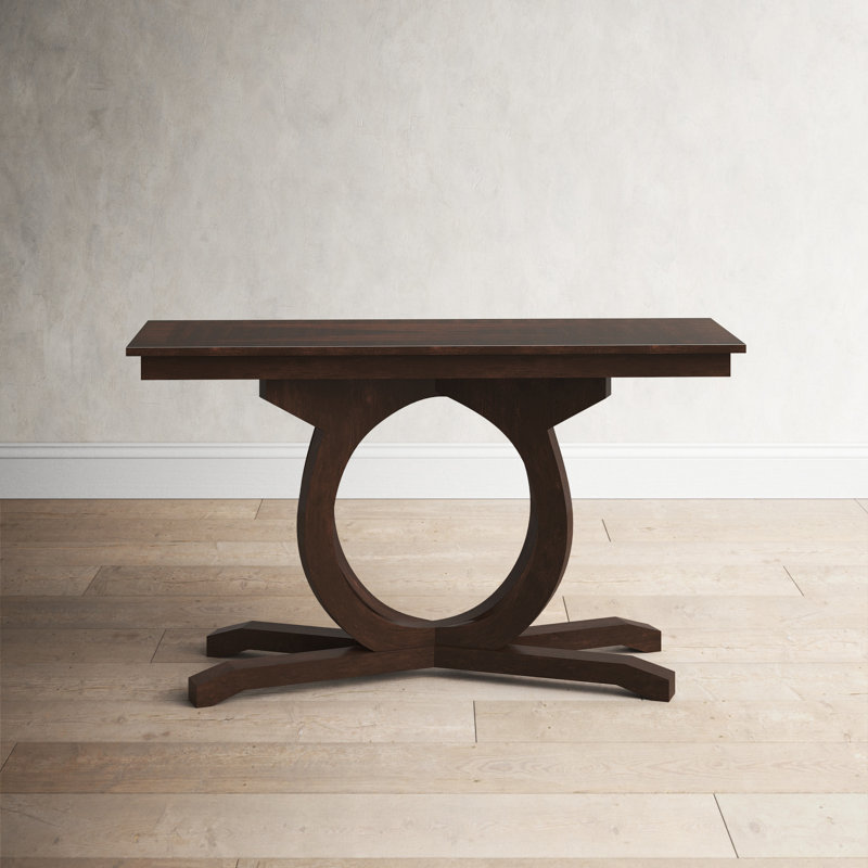 Chalamet Contemporary 50'' Brown Solid Wood Console Table