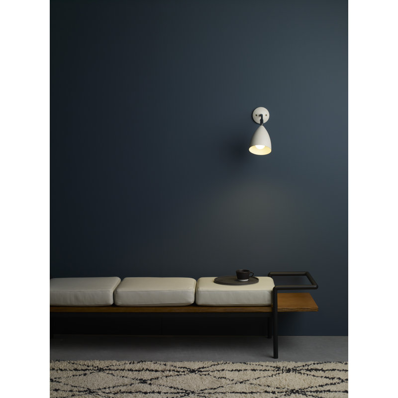 Matte White Adjustable LED Swing Arm Sconce