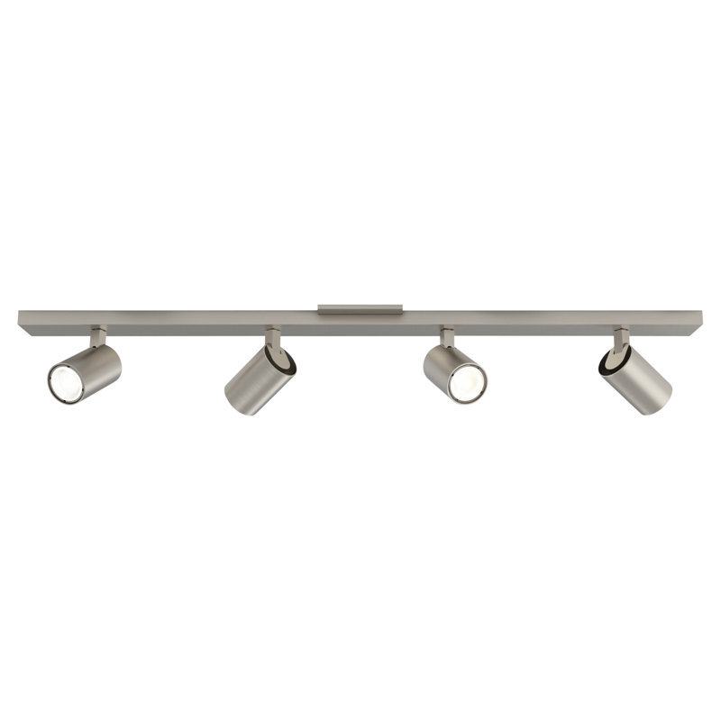 Ascoli Modern Matt Nickel 4-Light LED Ceiling Spotlight
