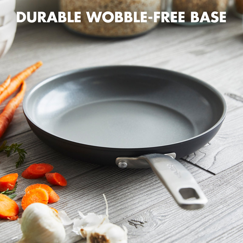 Gray 10" Aluminum Ceramic Nonstick Frying Pan