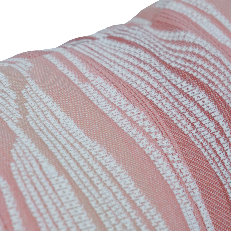 Clove Blush 17" Jacquard Throw Pillows with Inserts, Set of 2