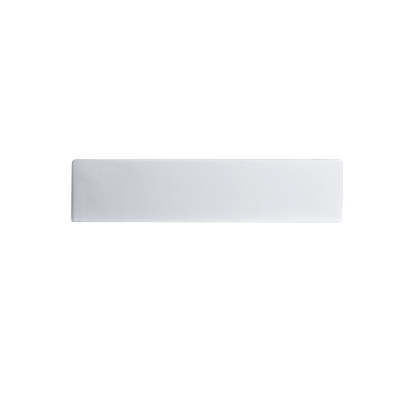 Altair 24'' White Ceramic Rectangular Bathroom Sink with Overflow