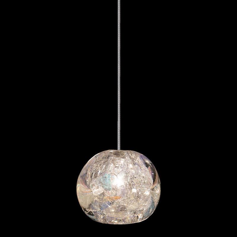 Gold Mini Globe Glass LED Pendant Light
