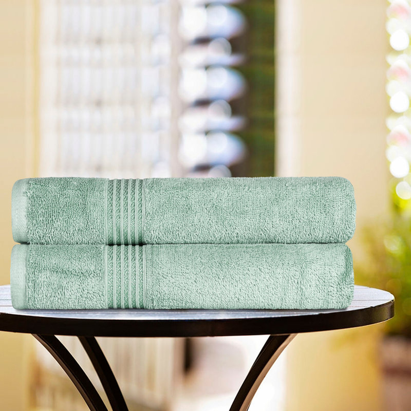 Oversized Sage Egyptian Cotton Washcloth Set