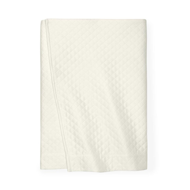 Full White Cotton Matelasse Bed Skirt