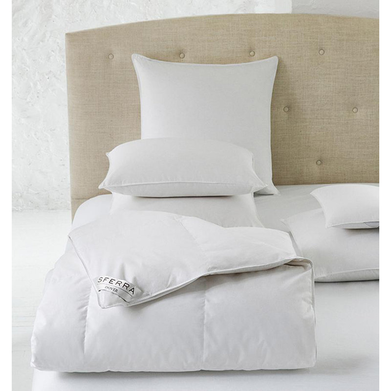 Twin White Cotton Down Comforter