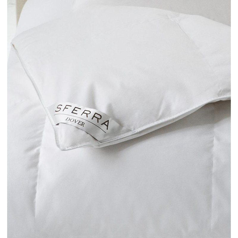 Twin White Cotton Down Comforter