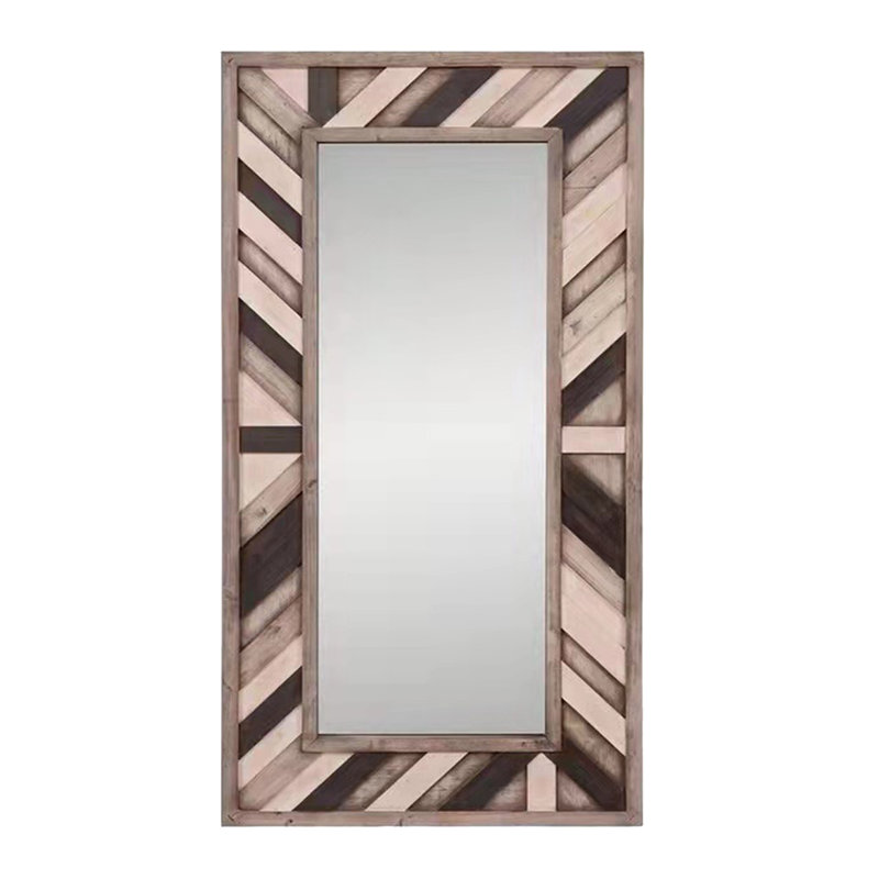Classic Full-Length Solid Wood Leaning Mirror 58'' H X 19'' W