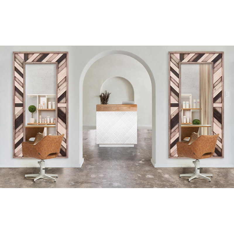 Classic Full-Length Solid Wood Leaning Mirror 58'' H X 19'' W