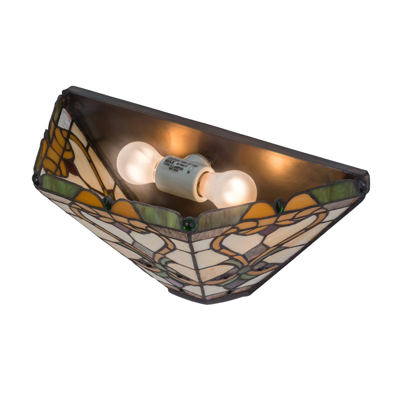 Middleton Bronze & Black Half Moon Wall Sconce