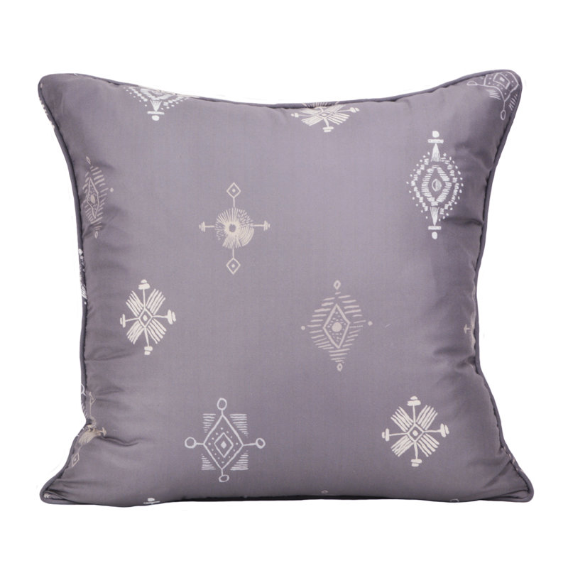 Medium Lavender Rustic Deer Decorative Throw Pillow