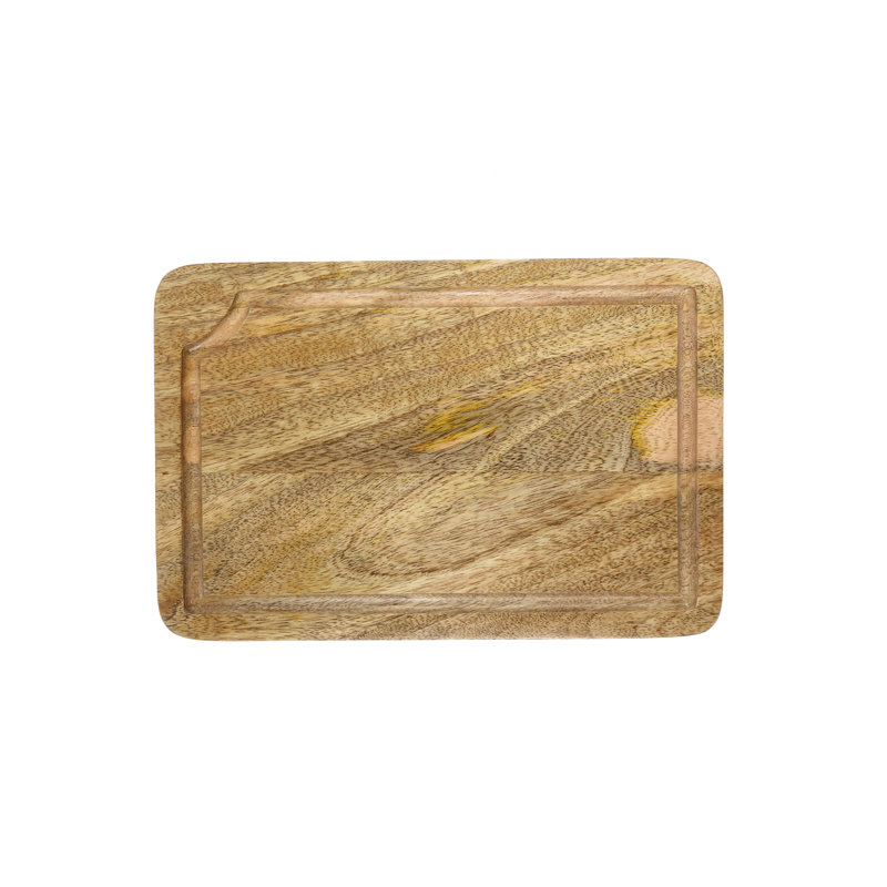 Natural Wood Rectangular Cutting Boards Set