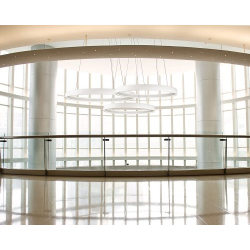 Halo Black Brushed Nickel 71'' Wide LED Circular Pendant