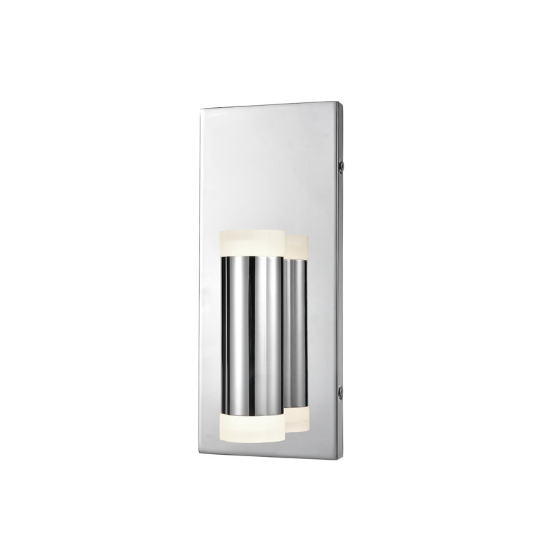 Chrome Cylinder Dimmable LED Wall Sconce