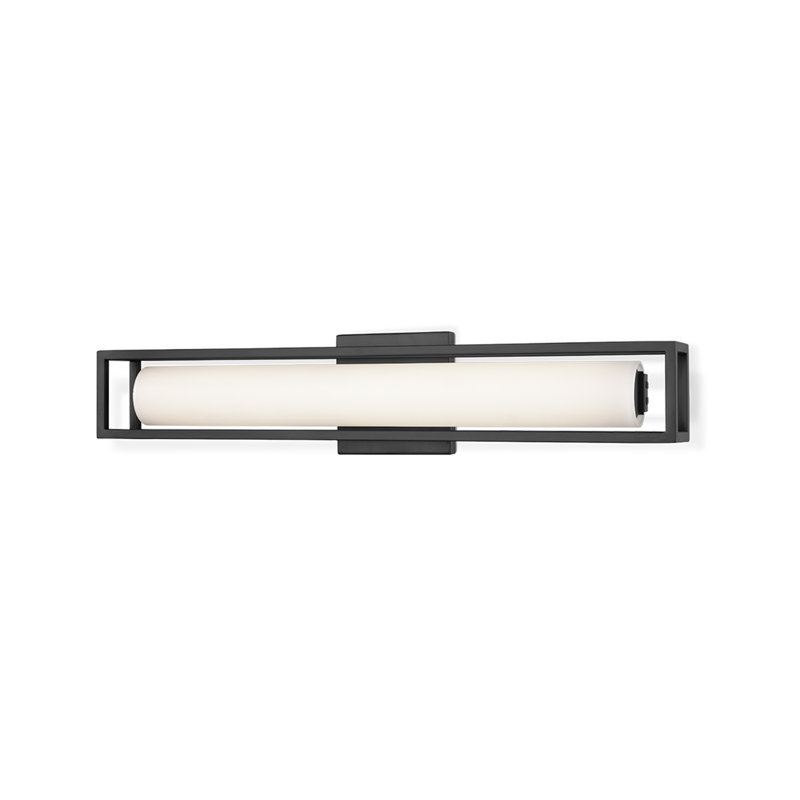 Lochwood 21" Black Dimmable LED Wall Sconce