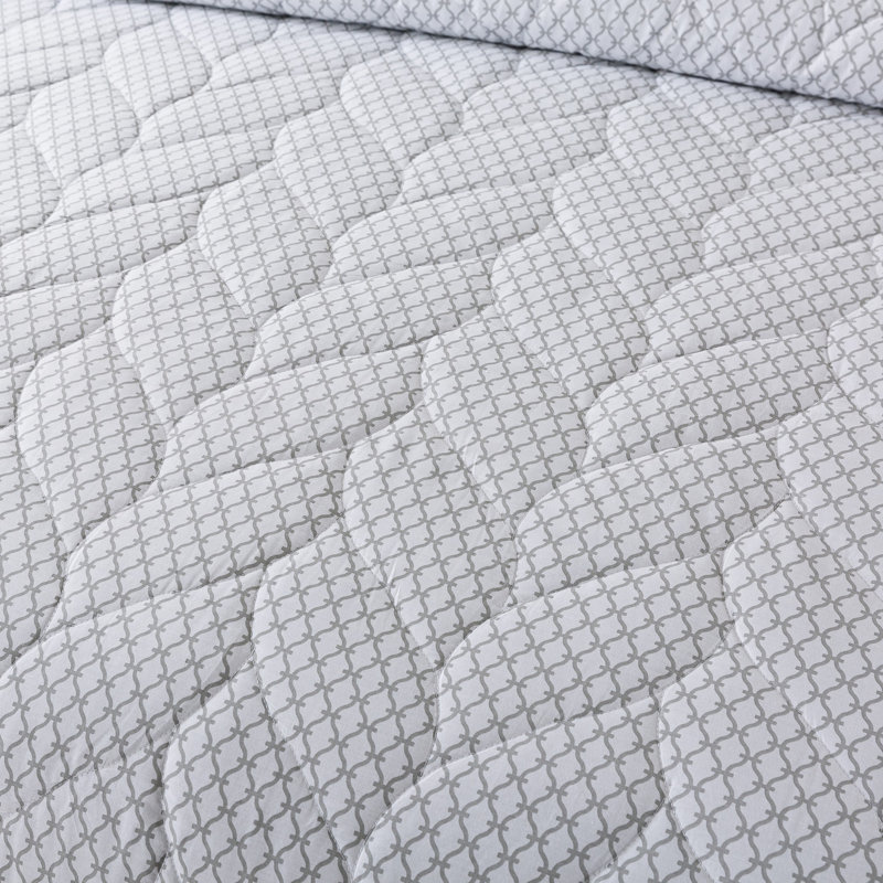 Waverly Full/Queen Trendy Print Cotton Reversible Comfort Blanket