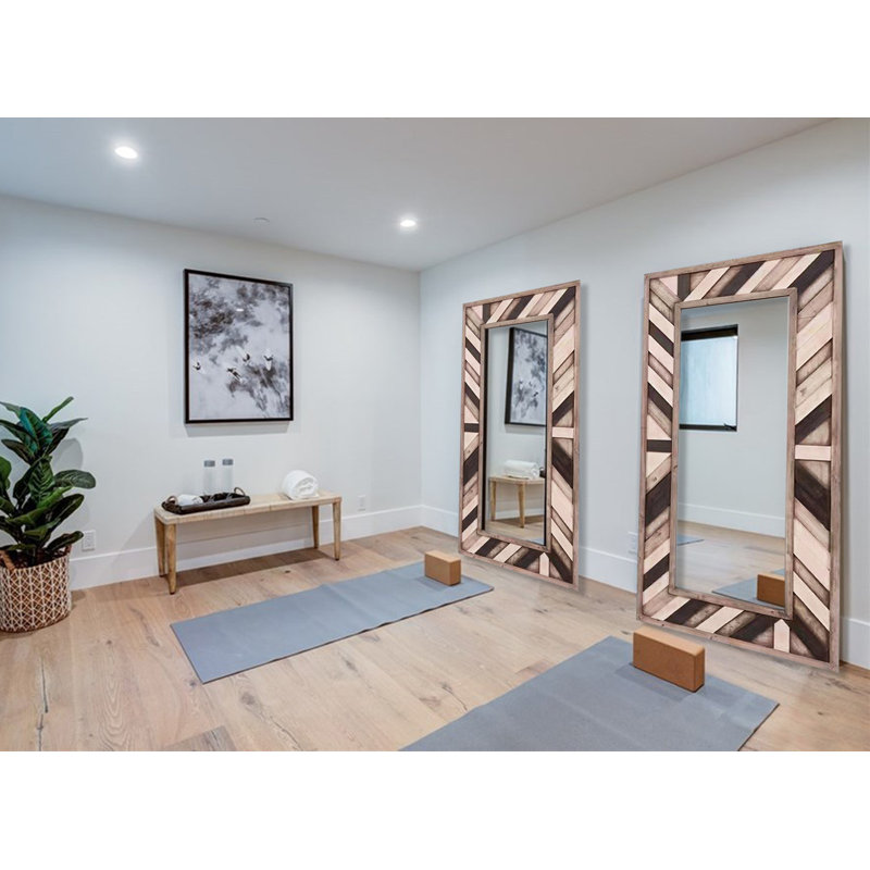 Classic Full-Length Solid Wood Leaning Mirror 58'' H X 19'' W