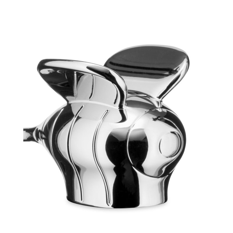 Polished Chrome Bumblebee Candle Snuffer, 6.9" Length