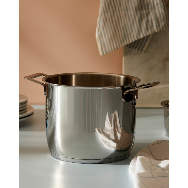 Large Stainless Steel 8" Stockpot with Lid