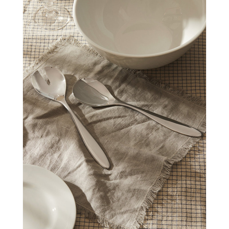 Mami Stainless Steel Mirror Polished Salad Set