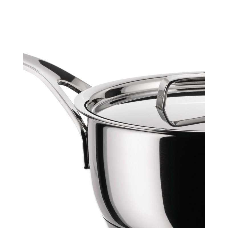 7" Stainless Steel Mirror Polished Saucepan