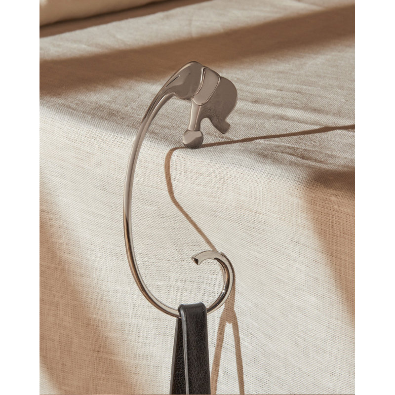 Stainless Steel Elephant Purse Hook Hanger