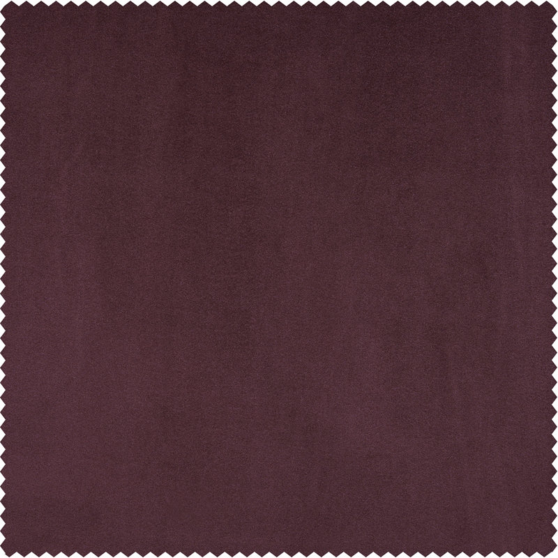 Angora Beige Velvet Blackout Curtain Panel for Windows and Doors