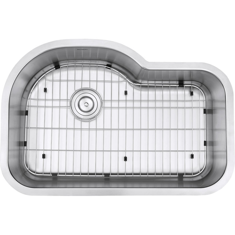 Ruvati 32" Stainless Steel Undermount Single Bowl Kitchen Sink