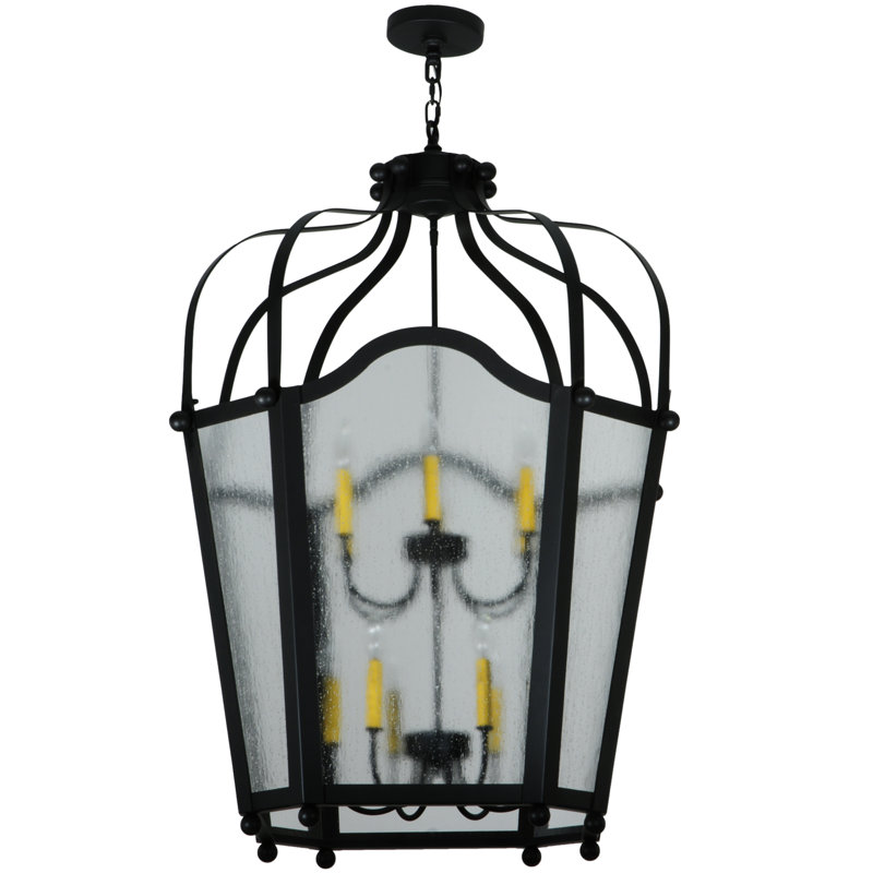 Citadel Blackwash 12-Light Indoor/Outdoor Lantern Chandelier