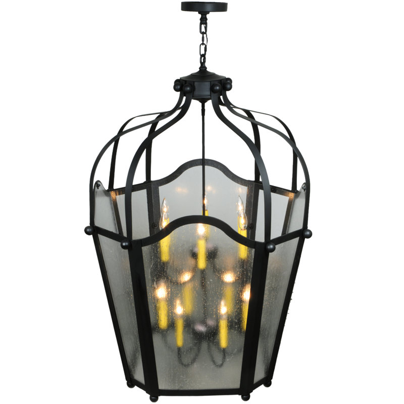 Citadel Blackwash 12-Light Indoor/Outdoor Lantern Chandelier