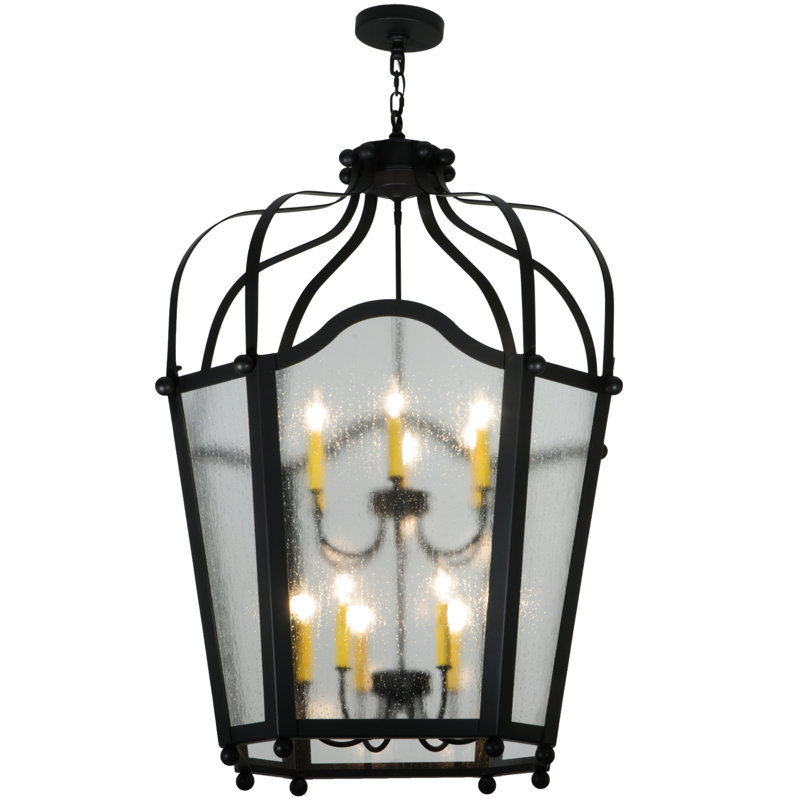 Citadel Blackwash 12-Light Indoor/Outdoor Lantern Chandelier