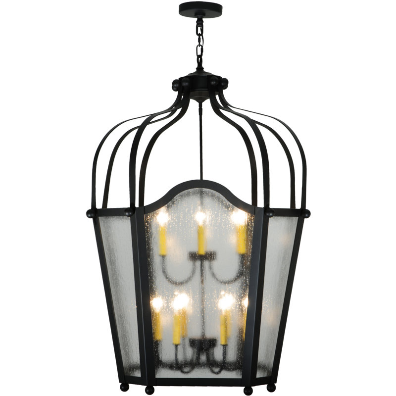 Citadel Blackwash 12-Light Indoor/Outdoor Lantern Chandelier