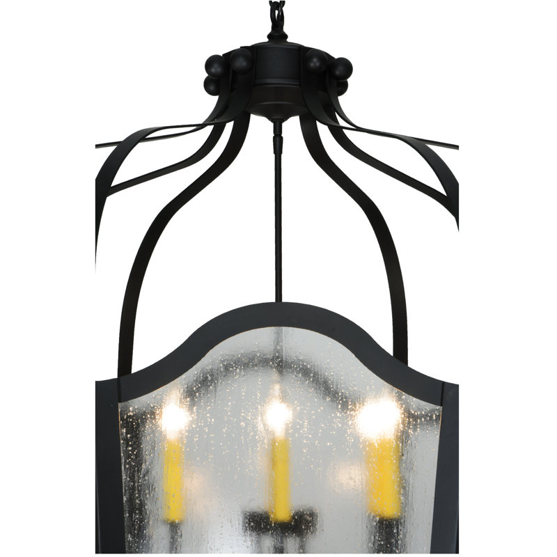 Citadel Blackwash 12-Light Indoor/Outdoor Lantern Chandelier