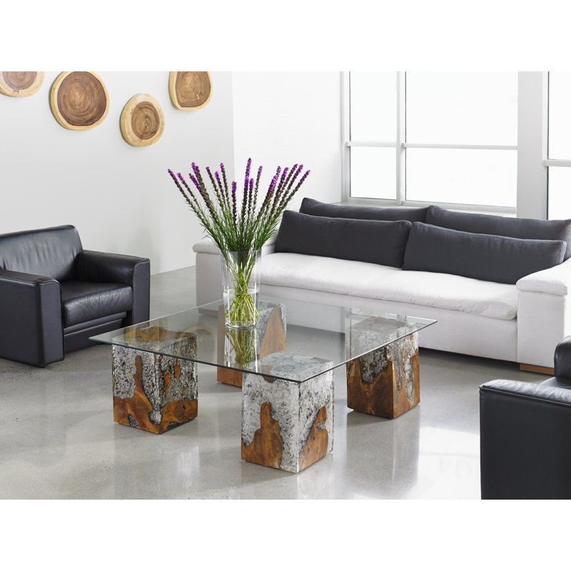 Large Chamcha Wood Brown Wall Tile with Satin Clearcoat