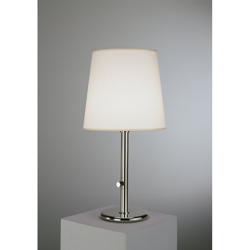 Edison-Inspired Fondine Shade & Polished Nickel Table Lamp