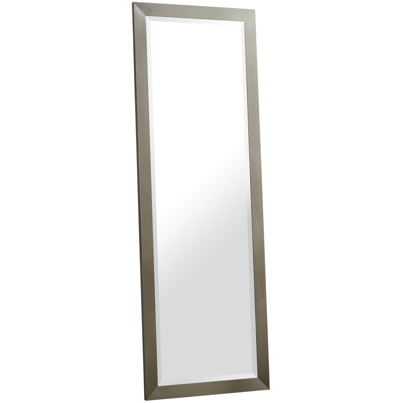 Elegance Full-Length Rectangular Silver-Gold Floor Mirror