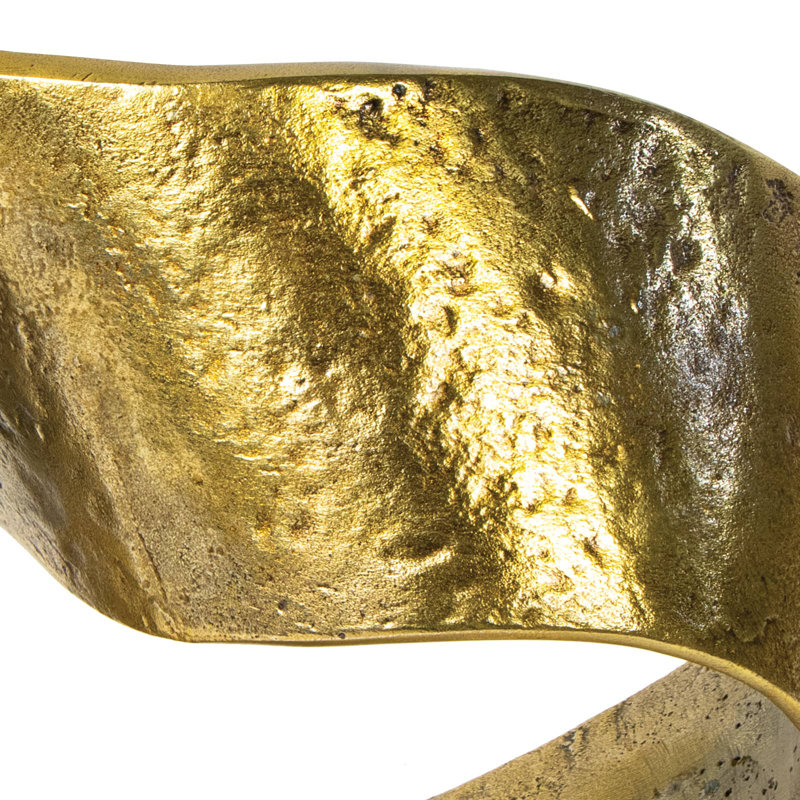 Regina Andrew Brass Infinity Knot Sculpture