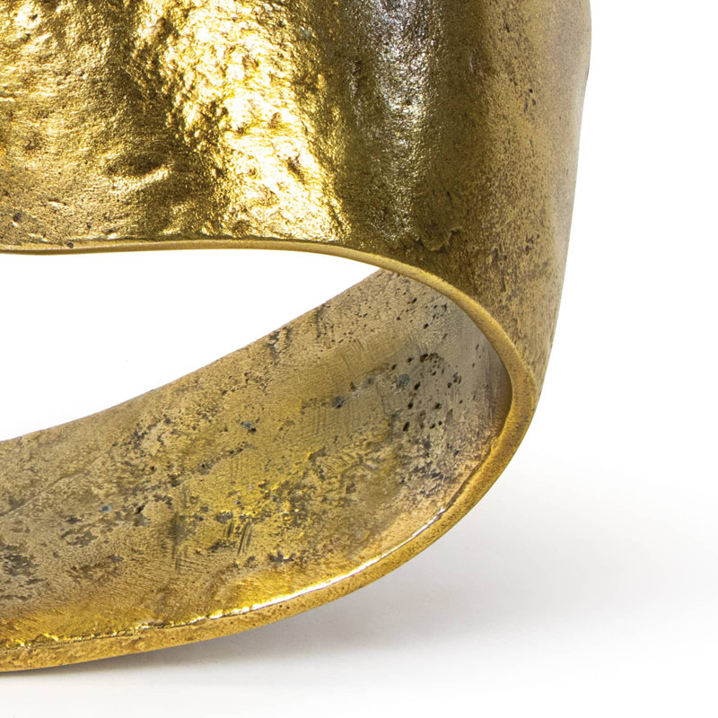 Regina Andrew Brass Infinity Knot Sculpture