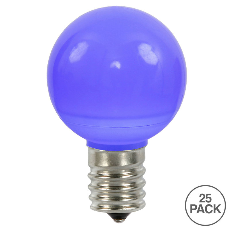 Eco-Friendly Blue Ceramic LED Bulb E17 Base - Dimmable and Energy Efficient