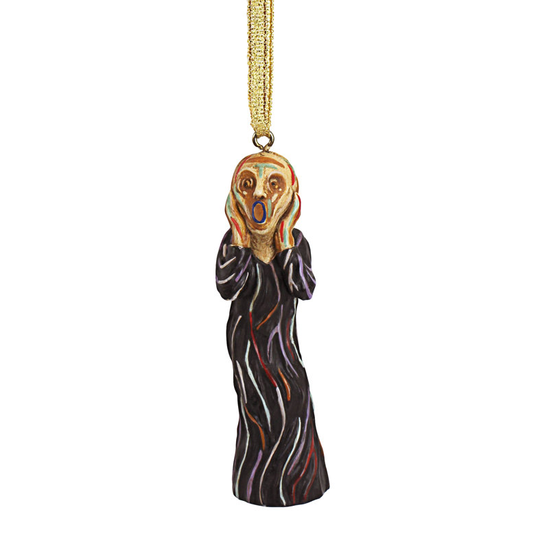 The Silent Scream Resin Holiday Ornament Set