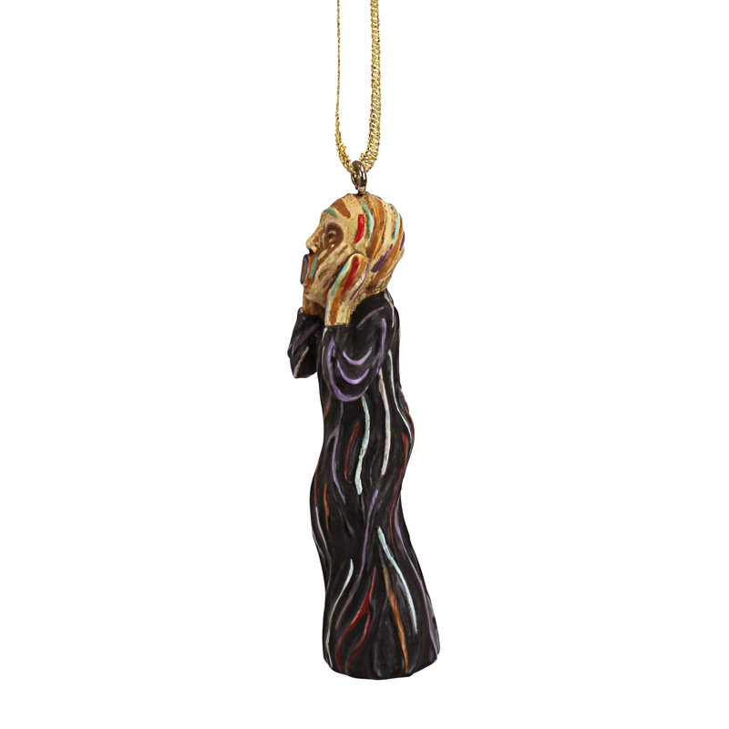 The Silent Scream Resin Holiday Ornament Set