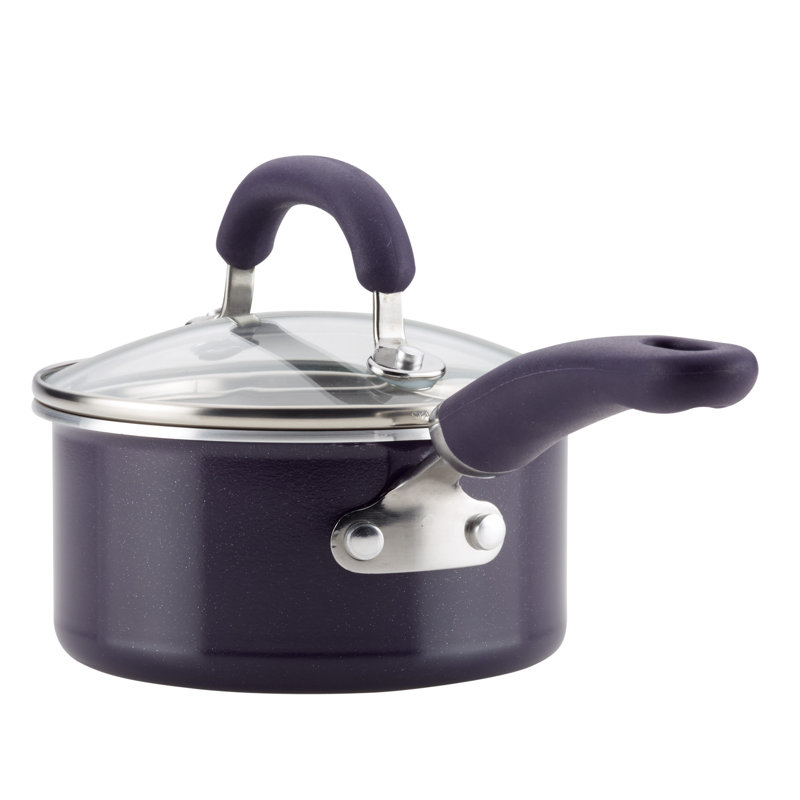 Purple Shimmer 13-Piece Nonstick Aluminum Cookware Set