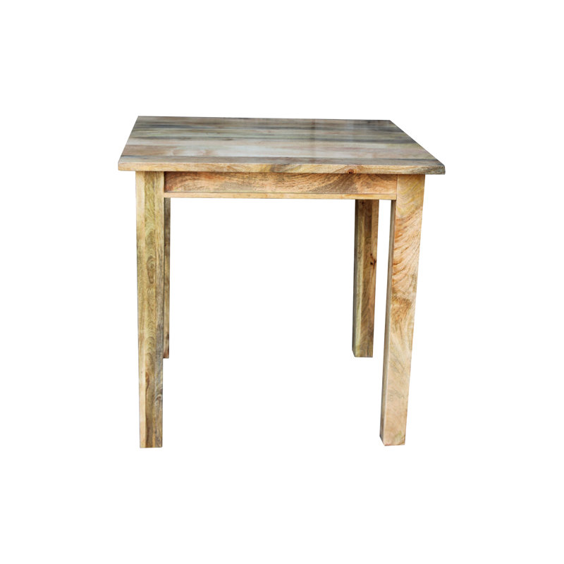 Aghadavy Rustic Reclaimed Mango Wood Square Counter Table