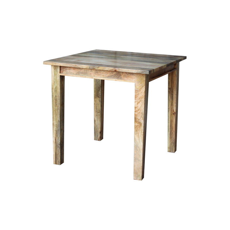 Aghadavy Rustic Reclaimed Mango Wood Square Counter Table
